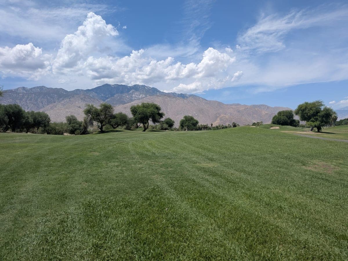 On-course view of Tahquitz Creek Golf Resort’s Resort Course.