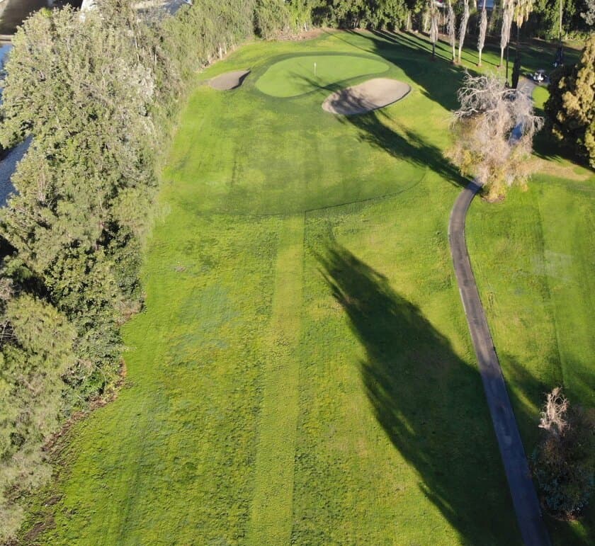 On-course view of California Country Club.