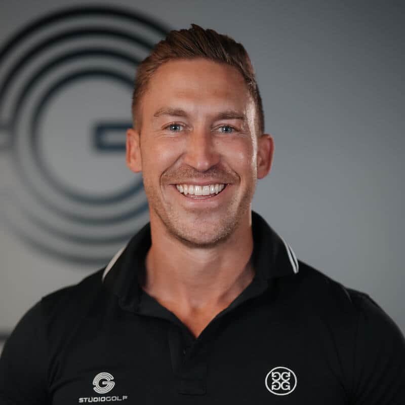 Portrait of South Bay golf instructor Devan Bonebrake (Studio Golf, Hermosa Beach). Source: studiogolfclub.com team page. Used for editorial coverage on a non-commercial site.