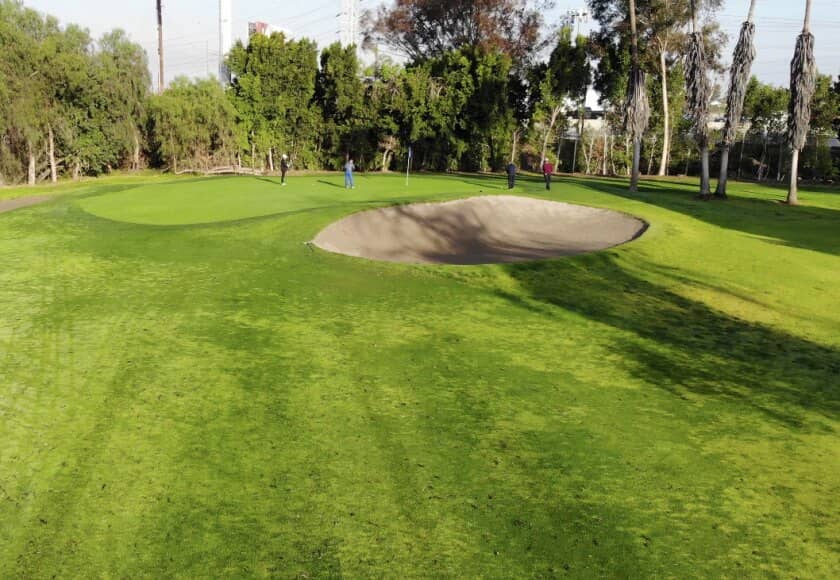 On-course view of California Country Club.
