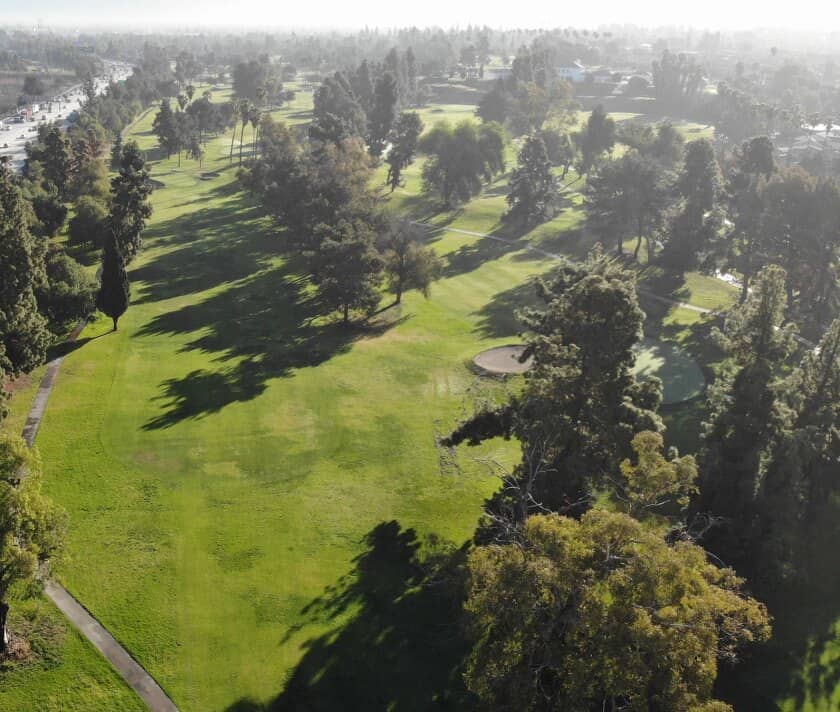 On-course view of California Country Club.