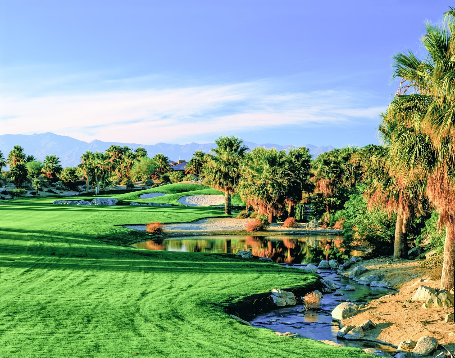 On-course view of Desert Willow’s Mountain View Course.