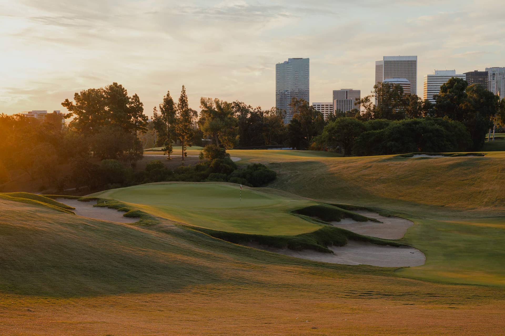 The par-3 11th hole on the North Course at The Los Angeles Country Club. Photo courtesy of The Fried Egg (thefriedegg.com); used for editorial coverage on a non-commercial site.