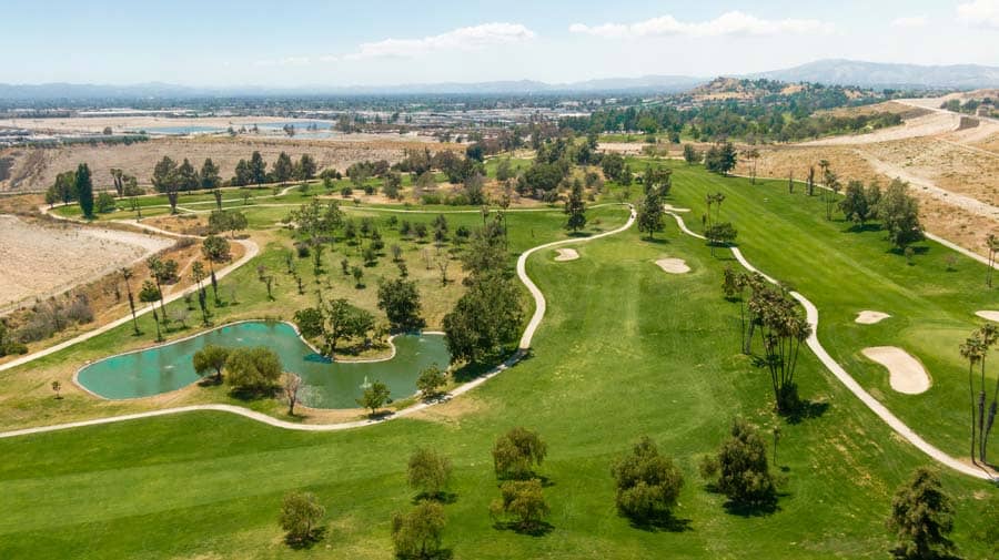 Hansen Dam green