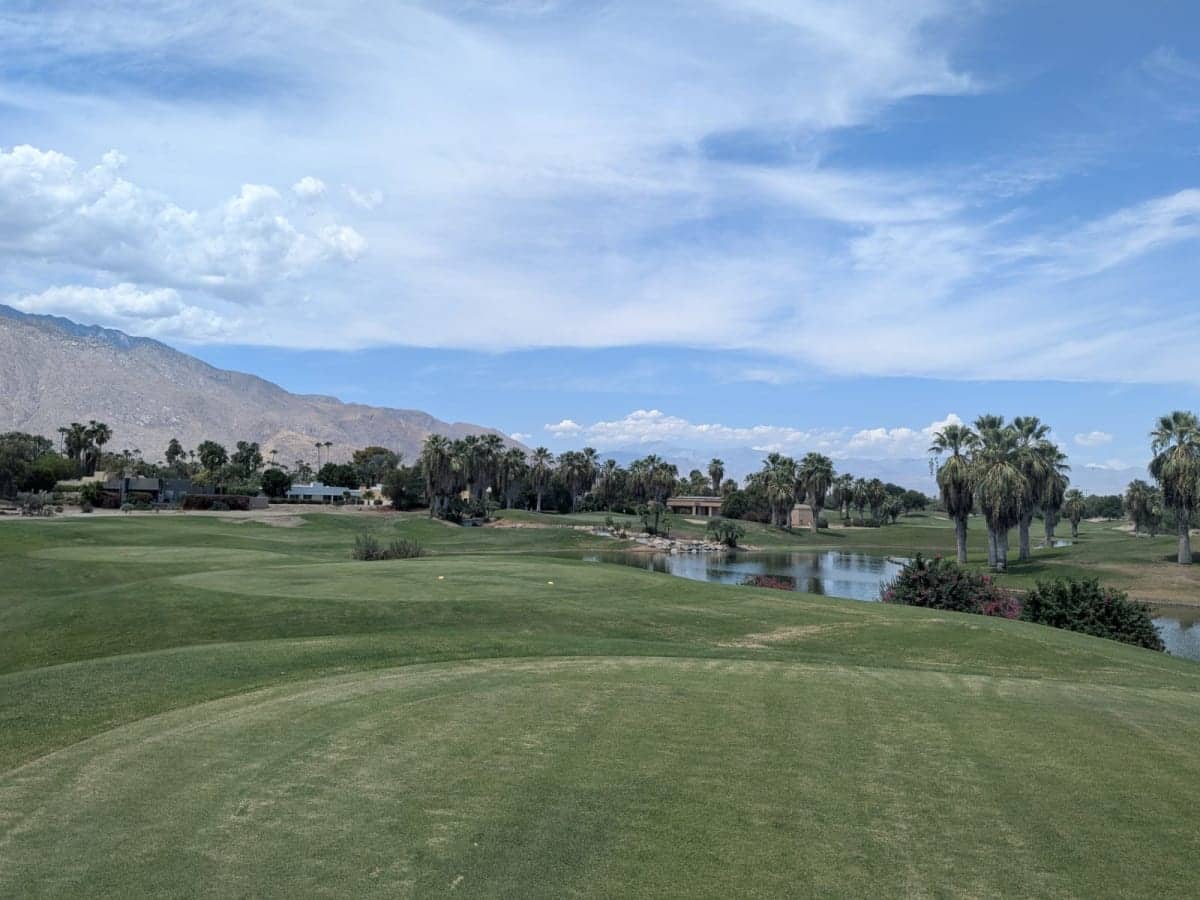 On-course view of Tahquitz Creek Golf Resort’s Resort Course.