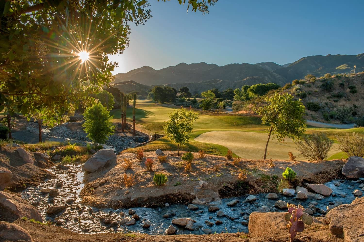 Sand Canyon Country Club creek bed
