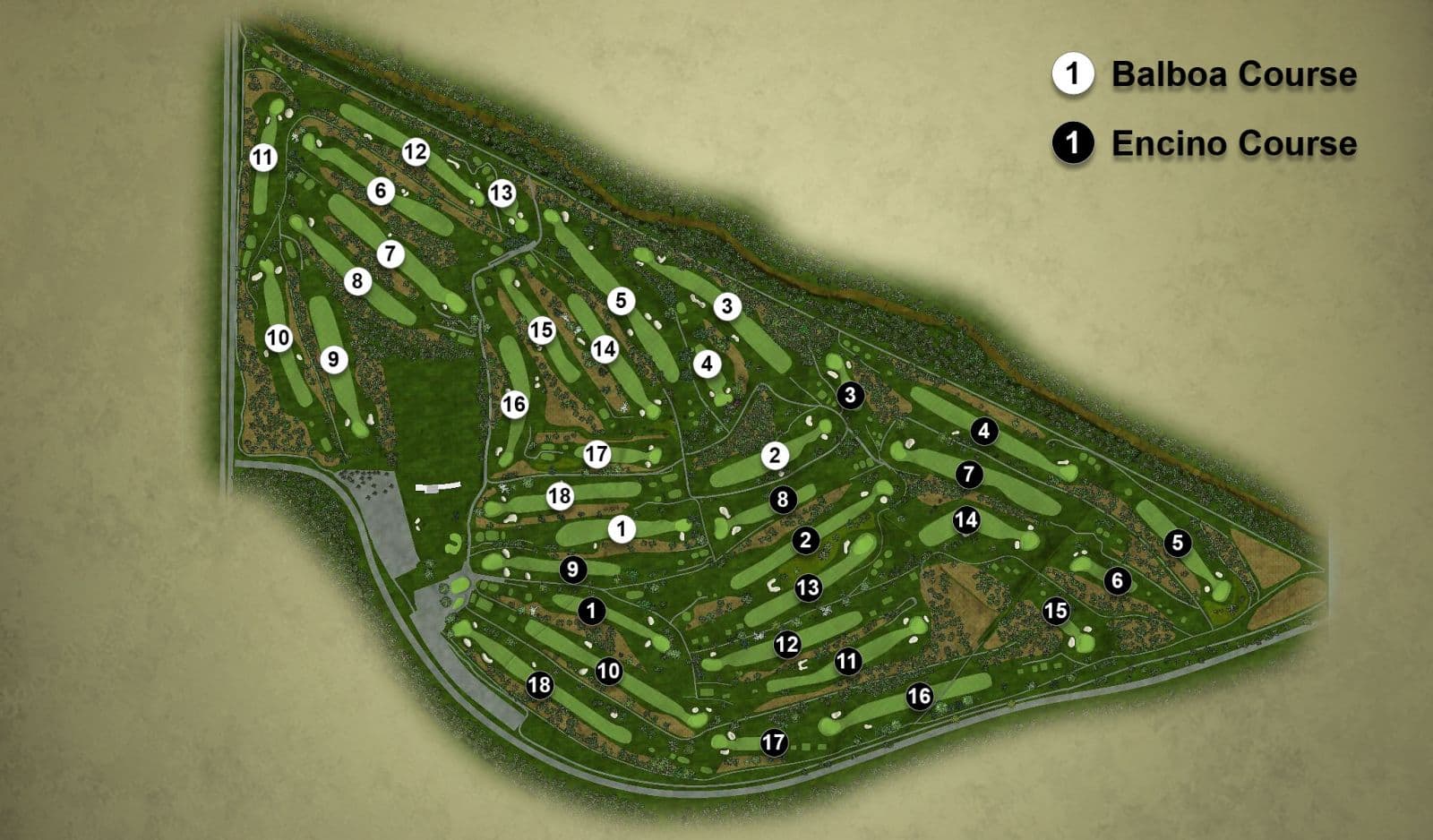 Balboa Golf Course at Sepulveda Basin
