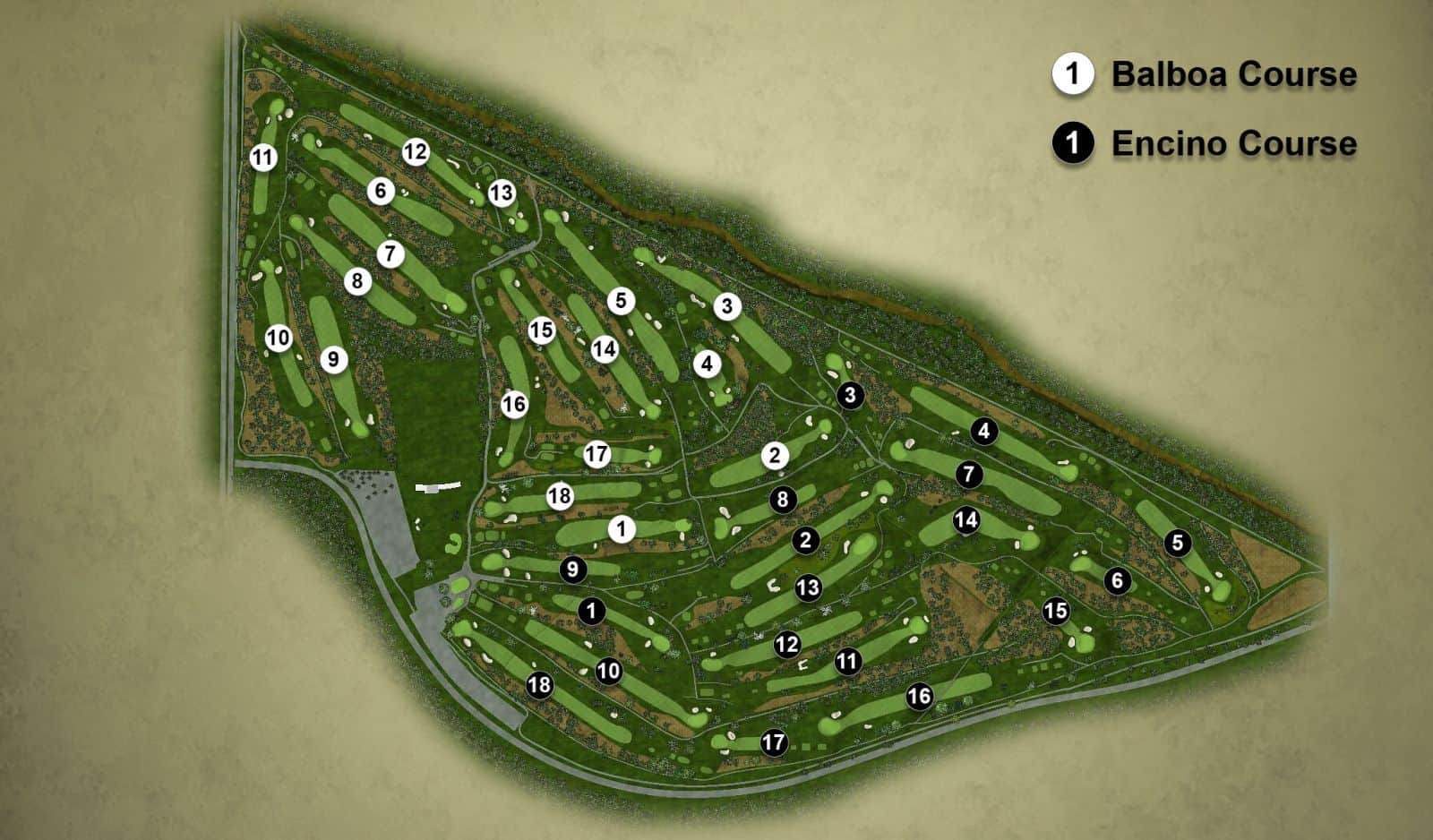 Balboa Golf Course at Sepulveda Basin