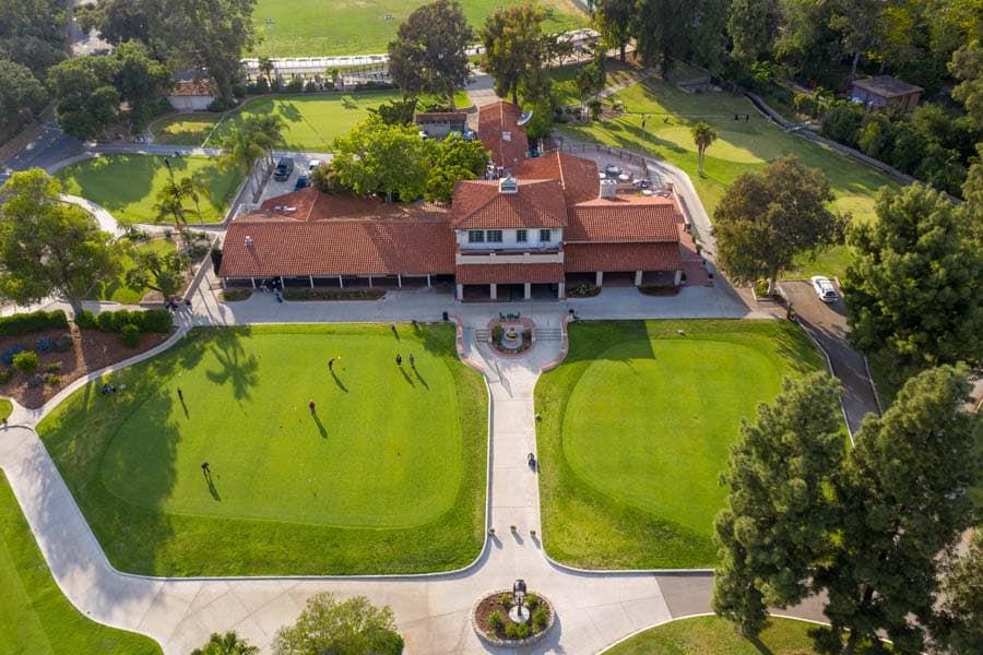 Municipal golf course in Los Angeles