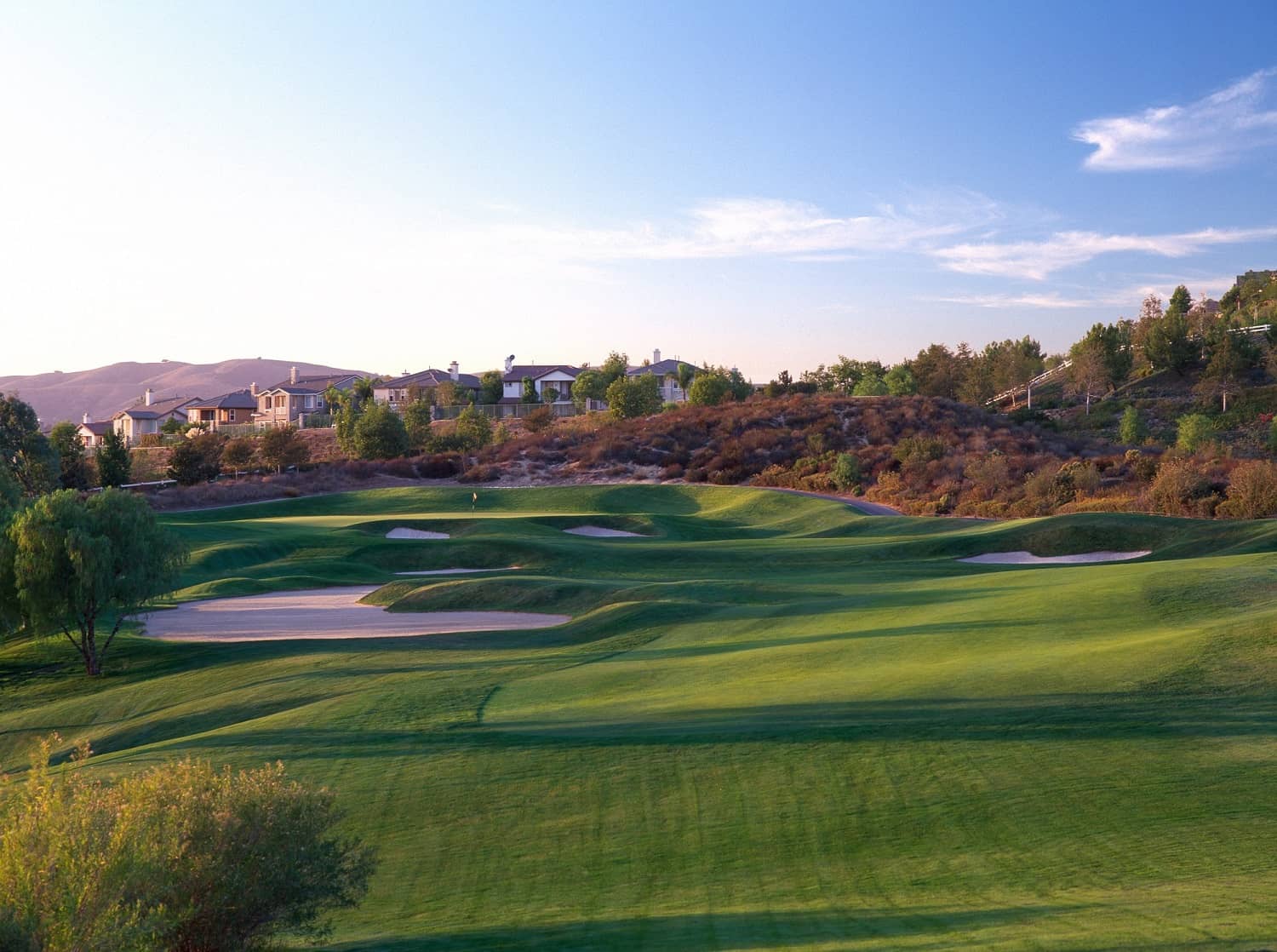 Hole 3 at Black Gold Golf Club, Yorba Linda, CA. Photo © Josh Hunhoff, via blackgoldgolf.com, used for editorial coverage.